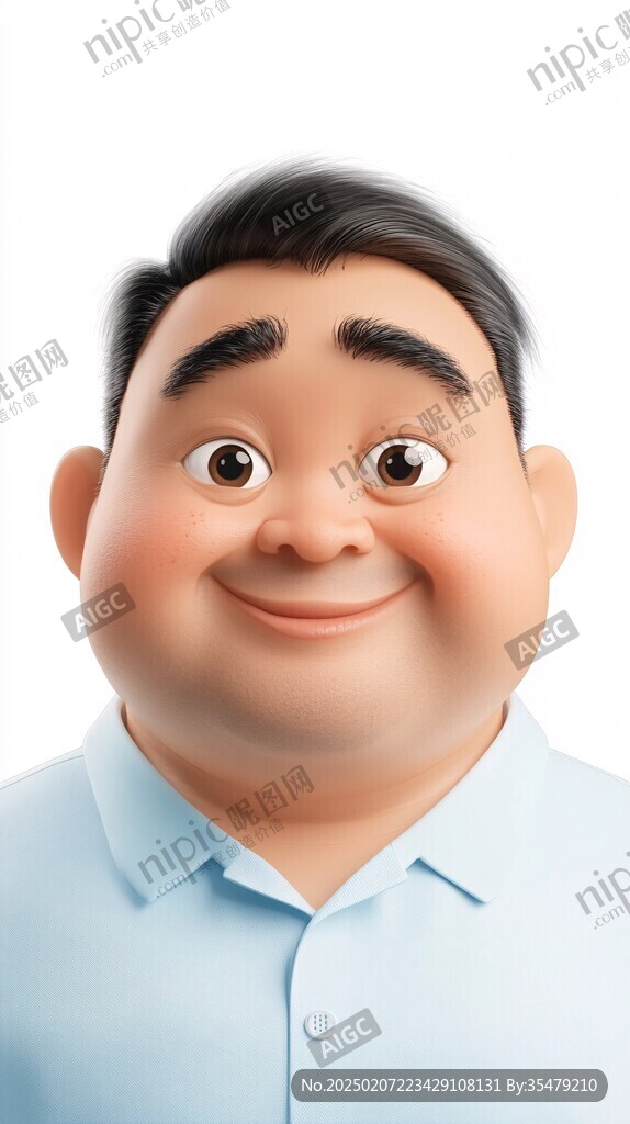 q版胖哥形象