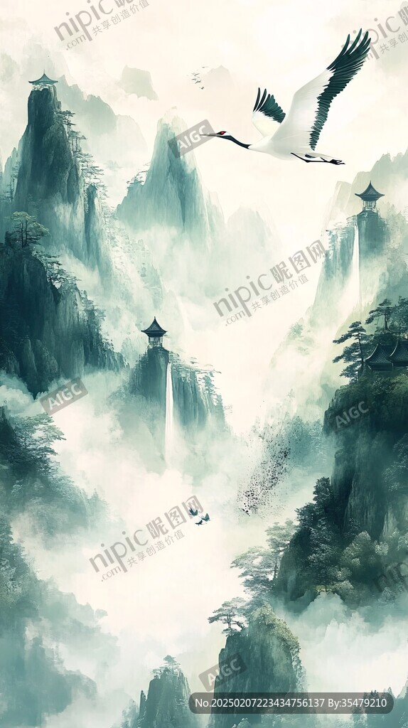 高清古風山水