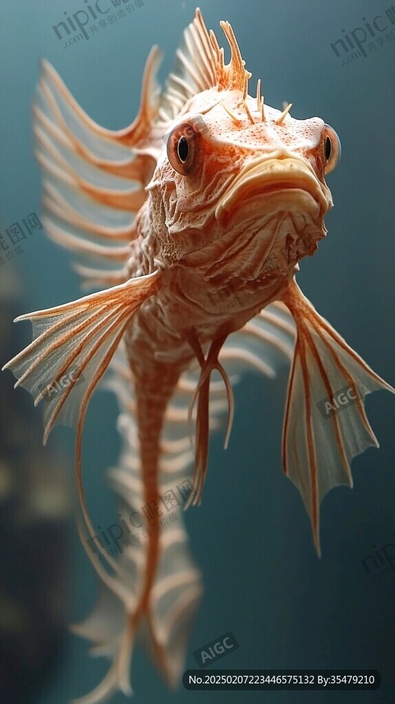 獅頭魚身像