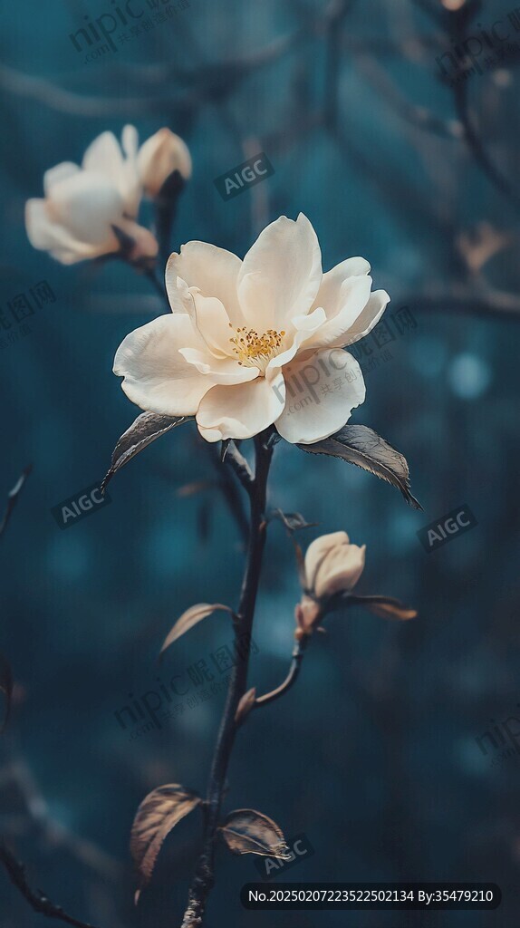 植物綻放花卉梅花