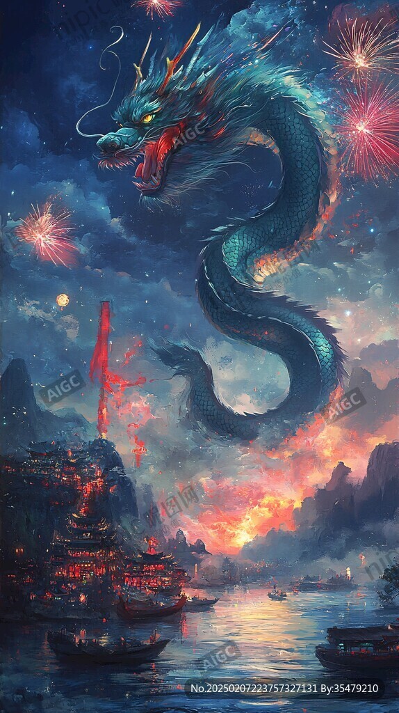 龍年插畫合集