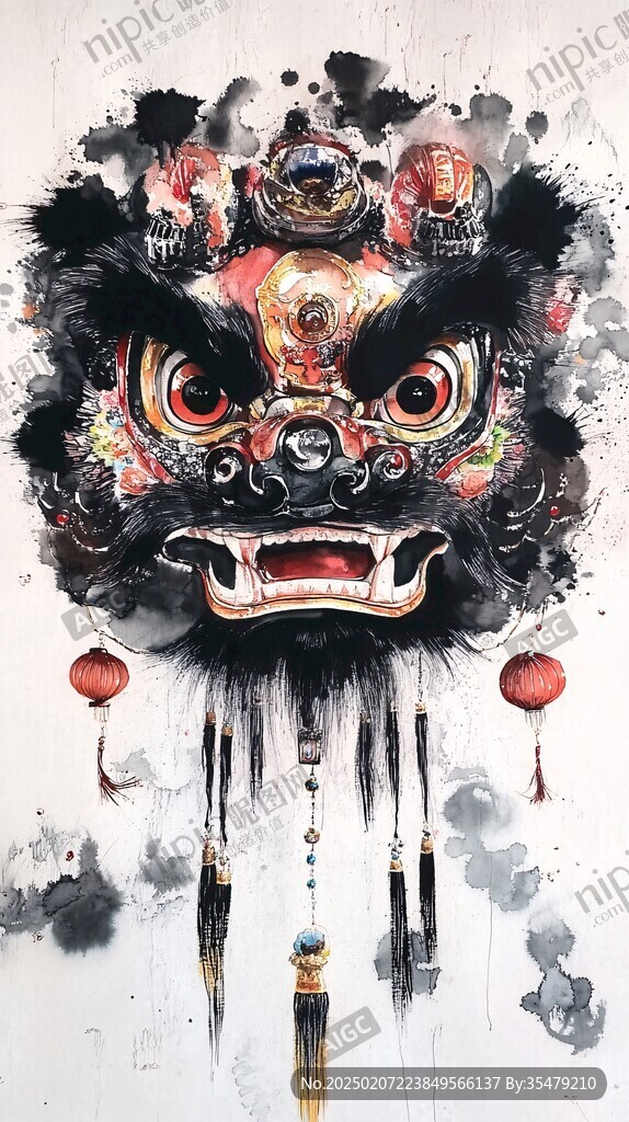 醒獅系列插畫