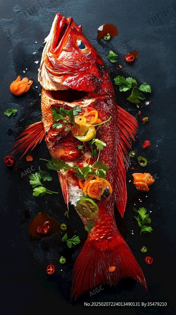 火焰魚招貼