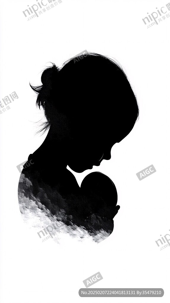 女童側(cè)影