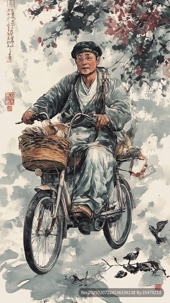 山區郵遞員像
