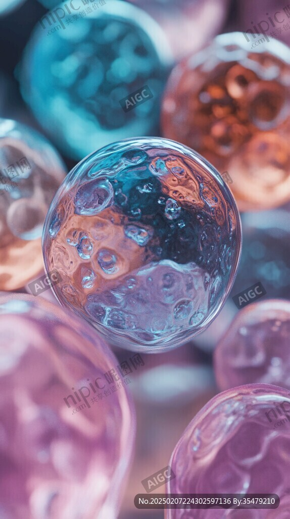 密集的水晶球