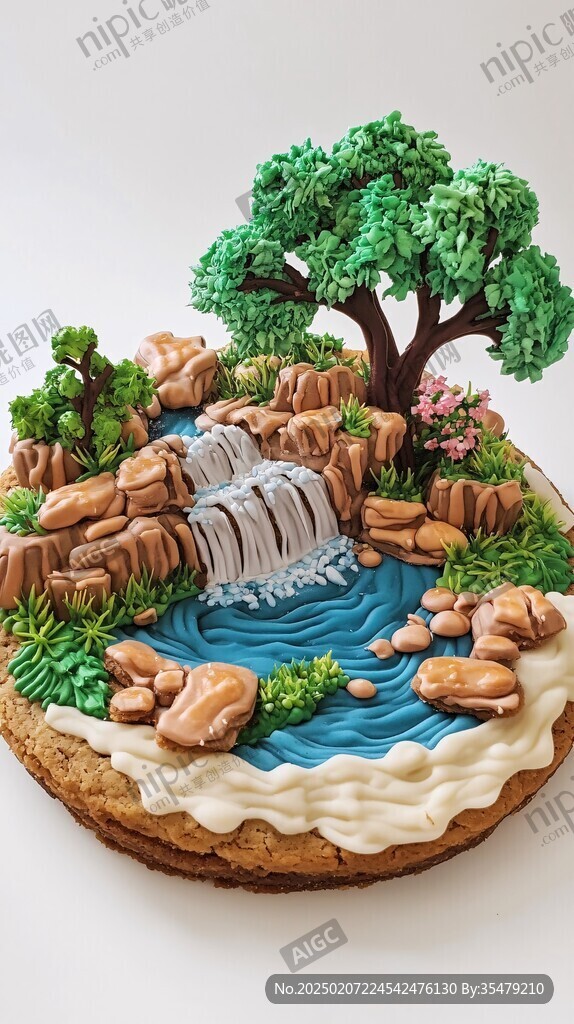 浮島立體畫