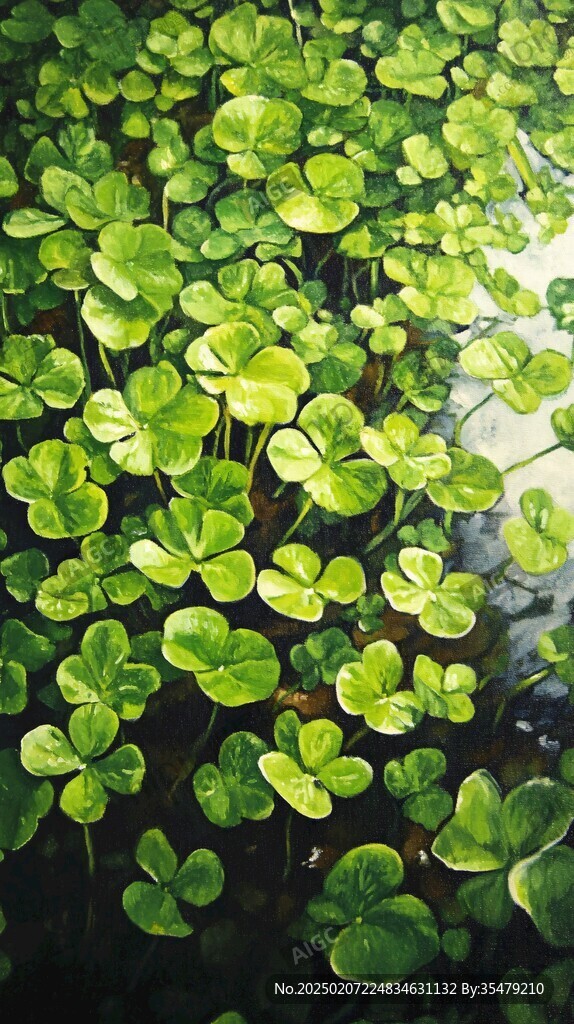 四葉水生植物