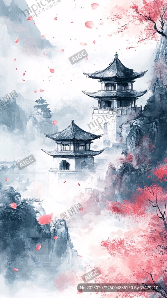 煙雨樓插畫(huà)