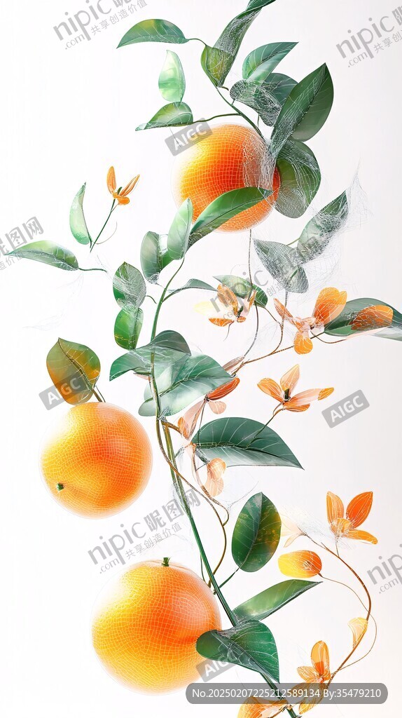 創意蜜橘圖