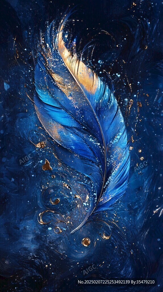 藍色夢幻翅膀