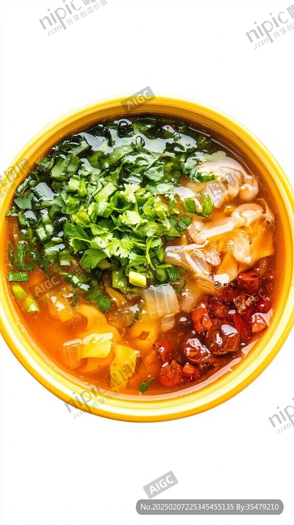 糊湯粉素材
