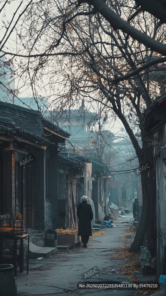 胡同深秋