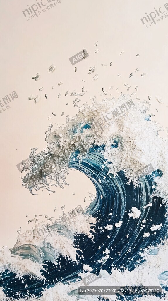 古風(fēng)海浪浪花
