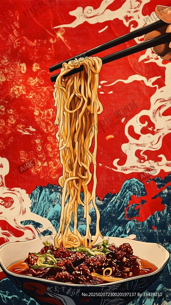 燃面海報