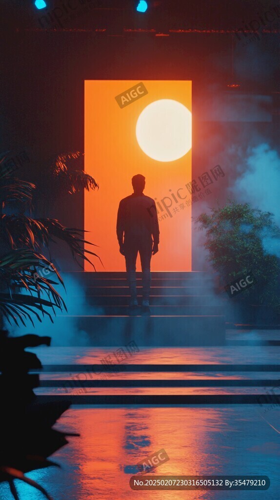 蒸汽波海報