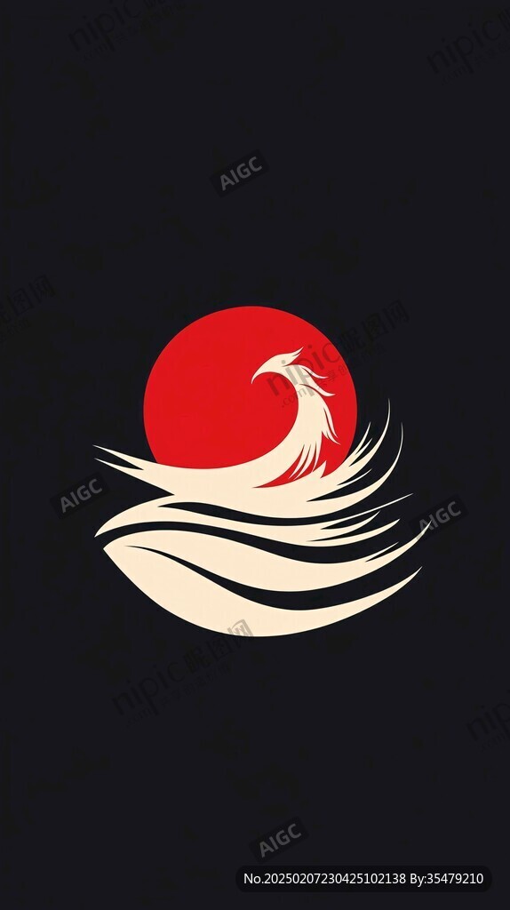 騰飛的鳳凰標識