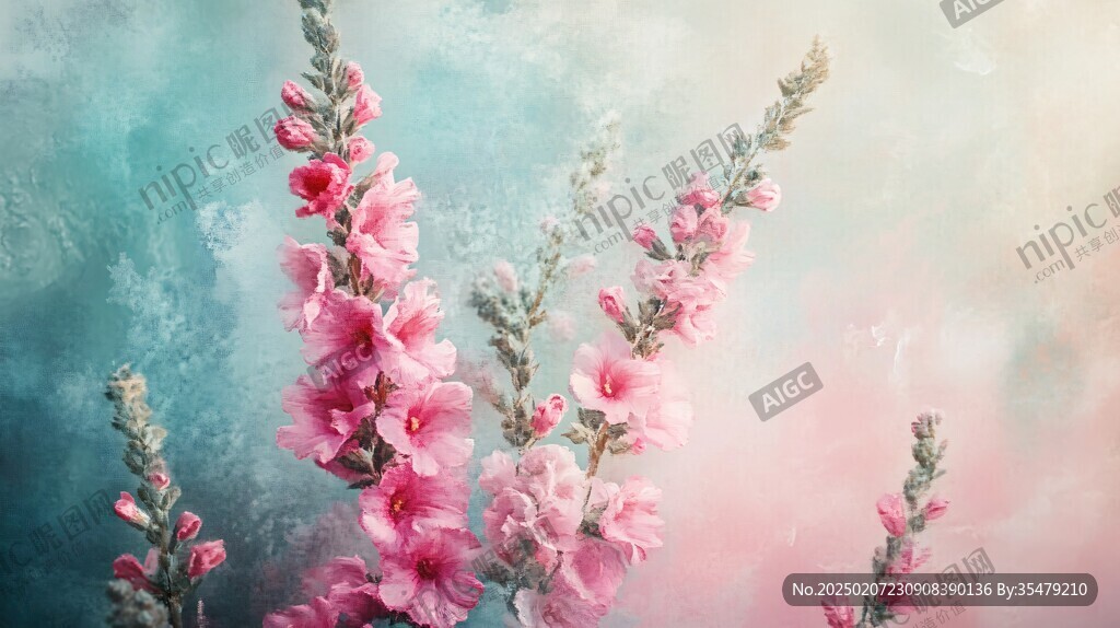 鮮艷唯美桃花