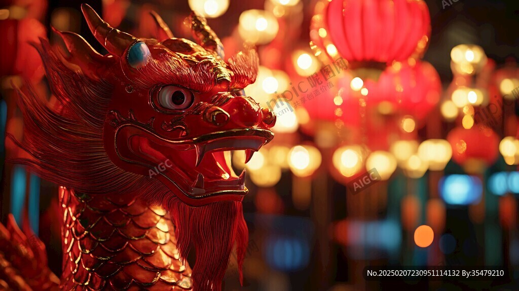 新春燈會(huì)龍燈籠