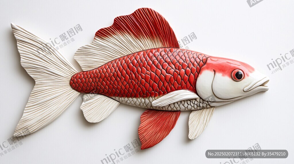 3d紅鯉魚