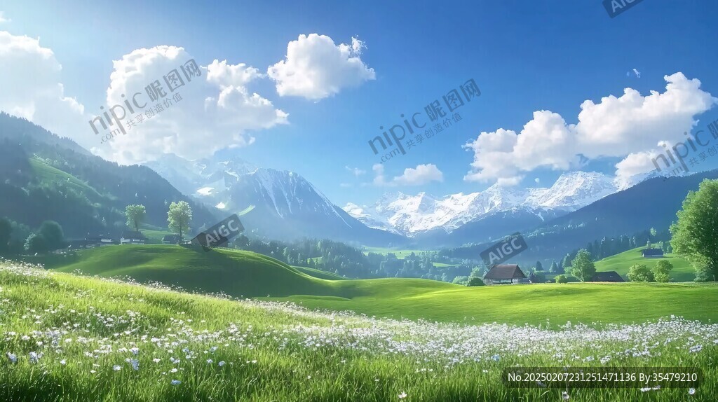 寬屏風景畫