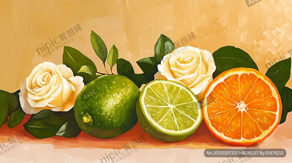 砂糖橘插畫