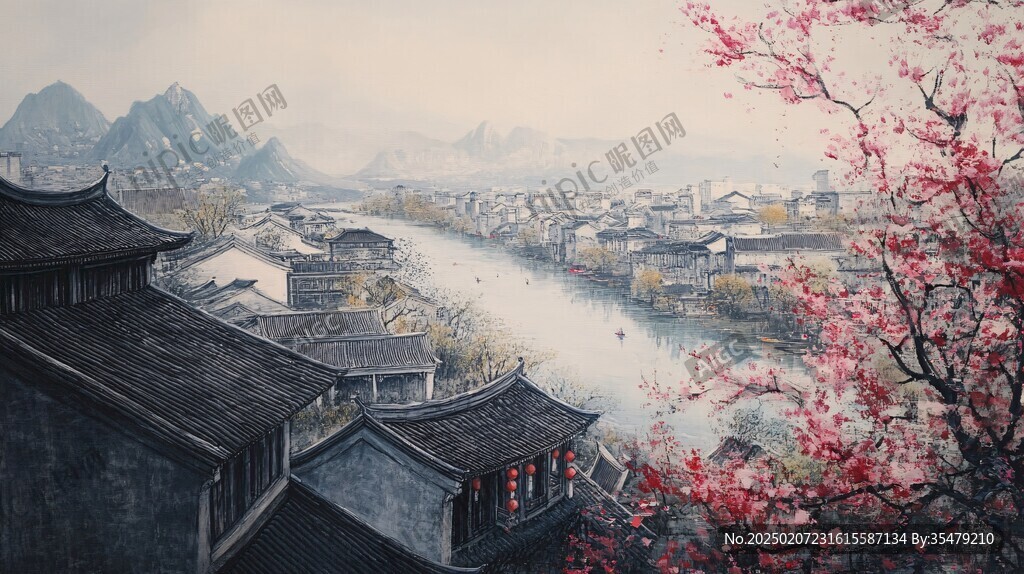 橫店插畫