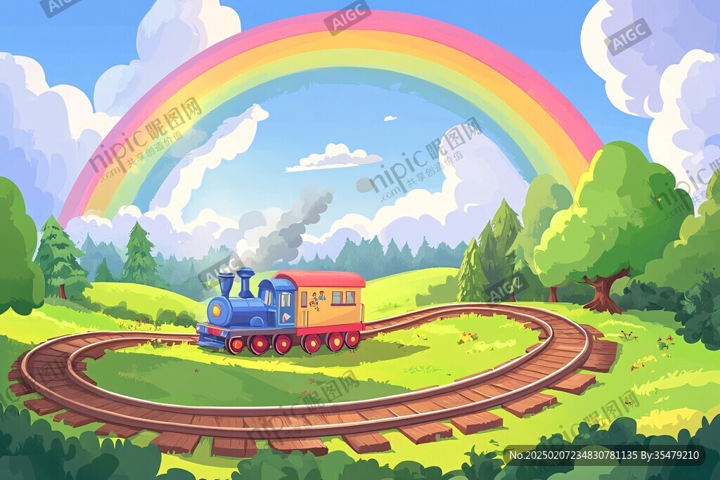小火車背景