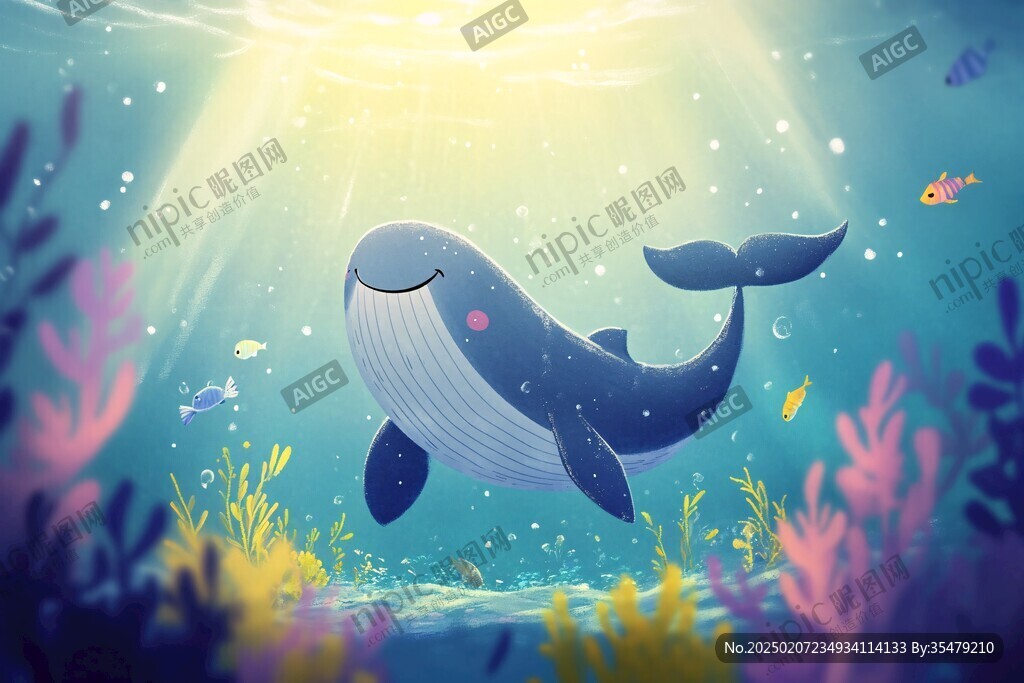 海底的白鯨