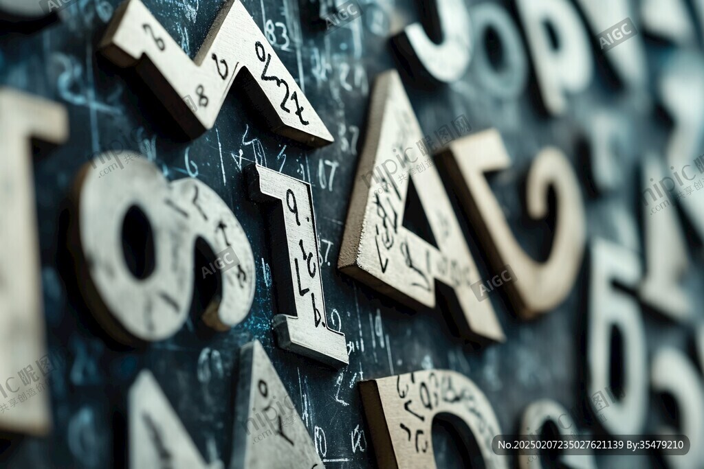 3d字母背景