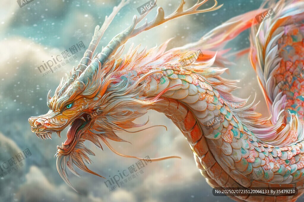 插畫龍年插畫