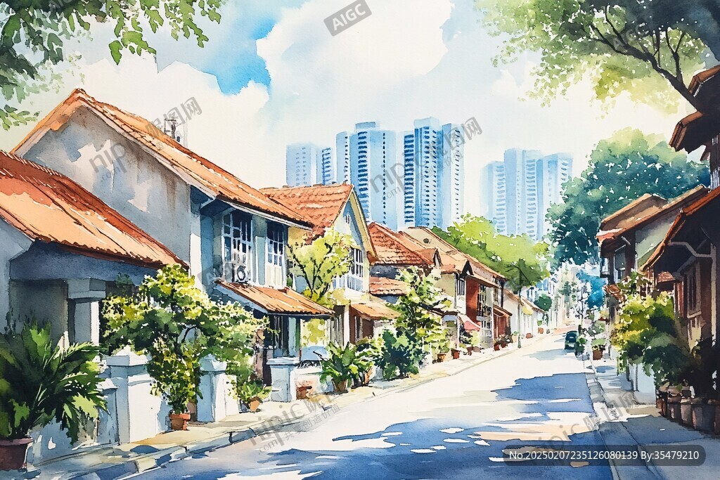 街景插畫