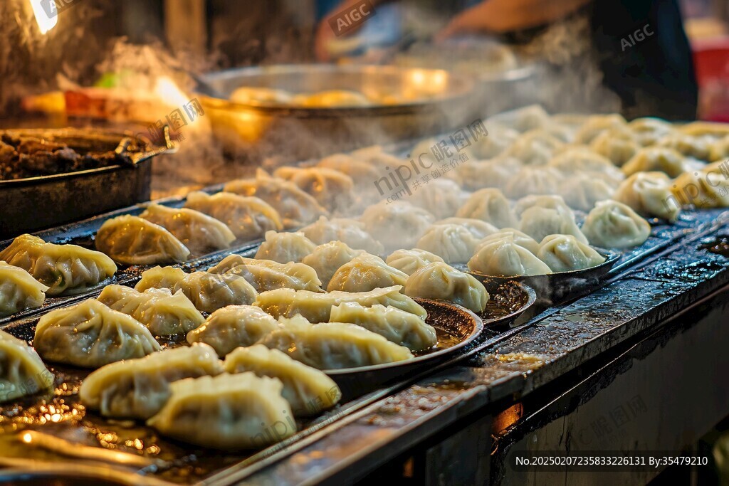 古鎮(zhèn)夜市小吃美食