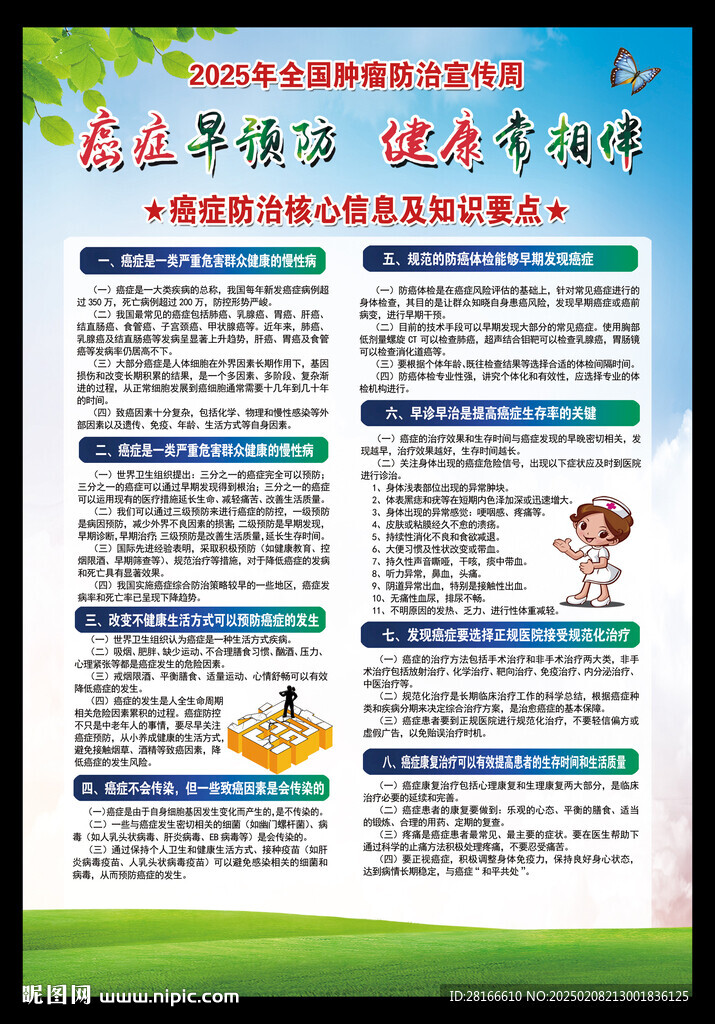 癌癥日海報