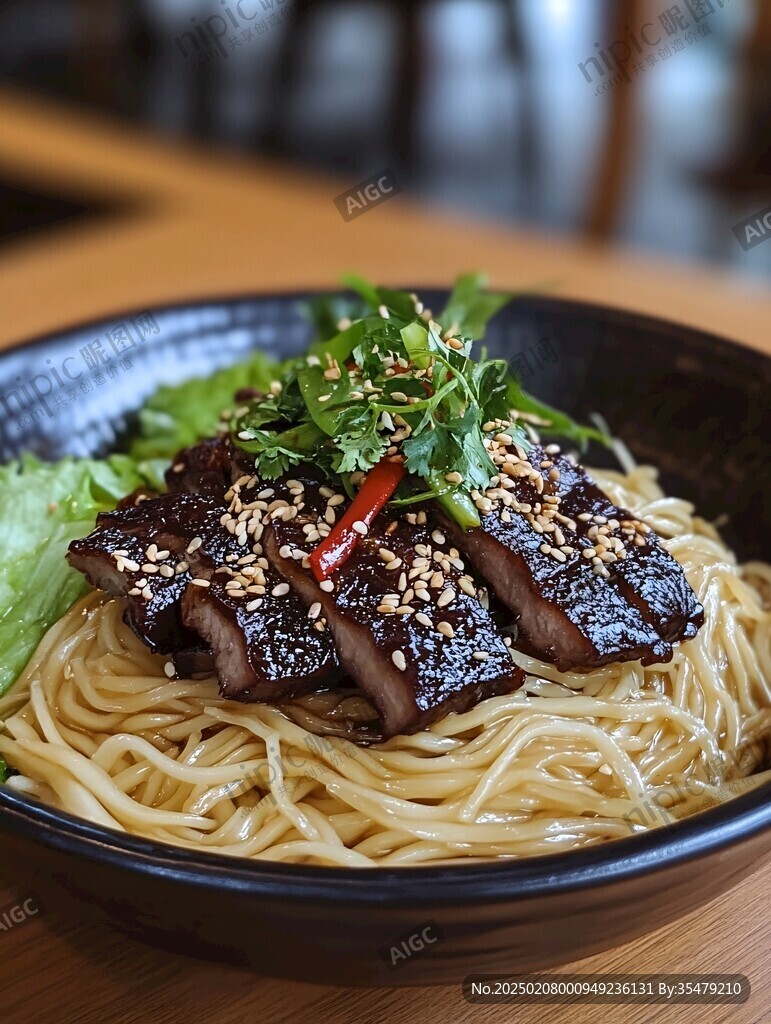 涼面牛肉