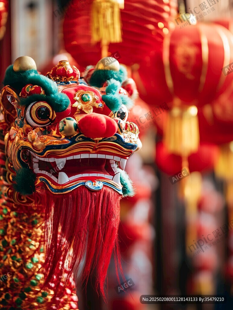 春節(jié)舞獅