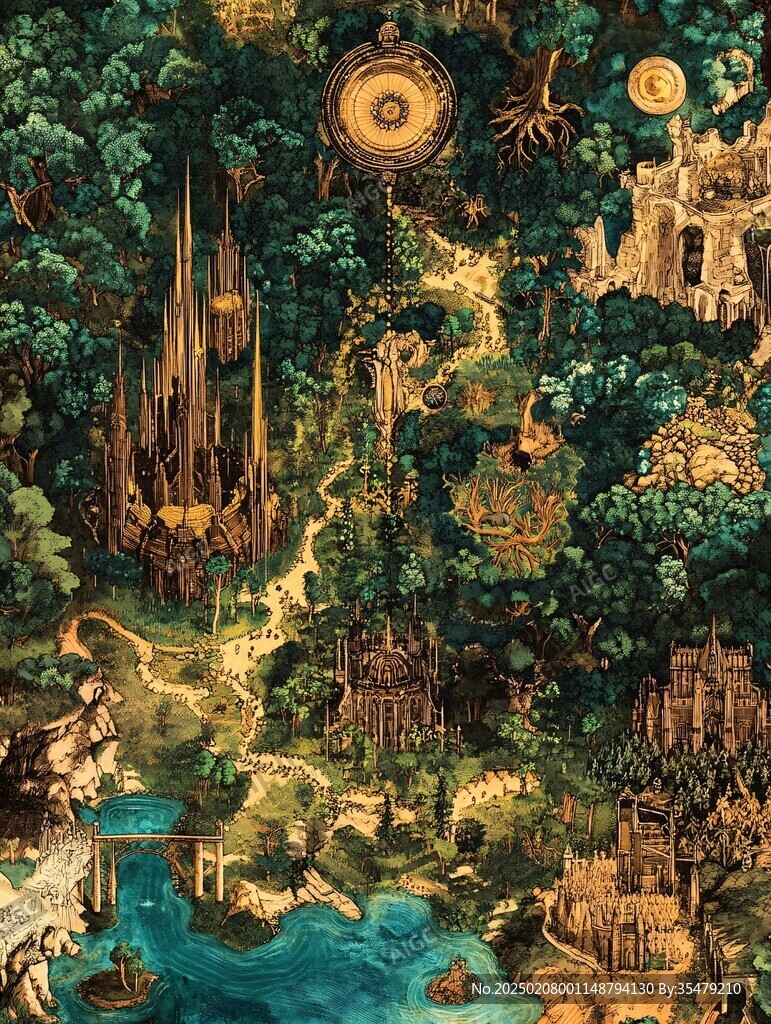 神話風(fēng)格背景圖
