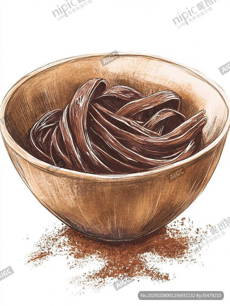 蕎麥面插畫