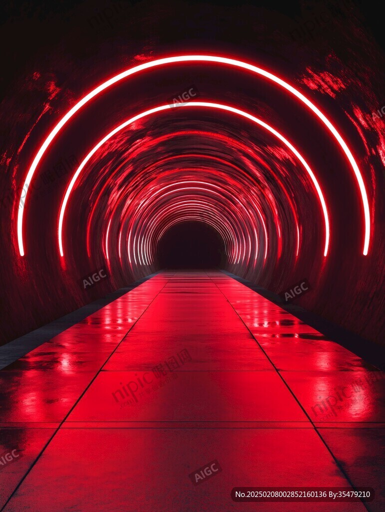 燈光隧道特效