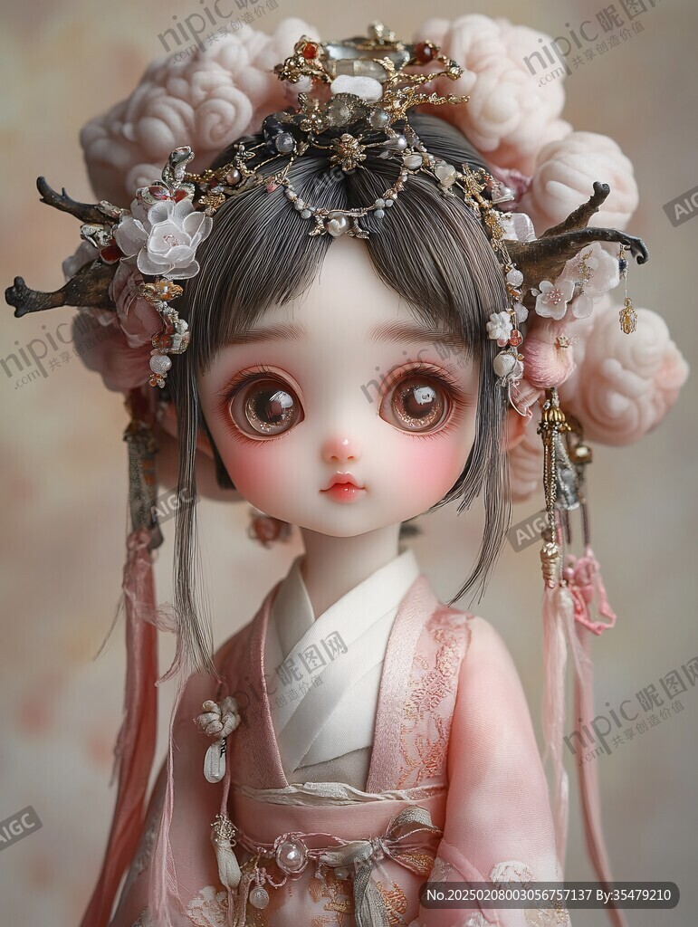 漢服卡通娃娃