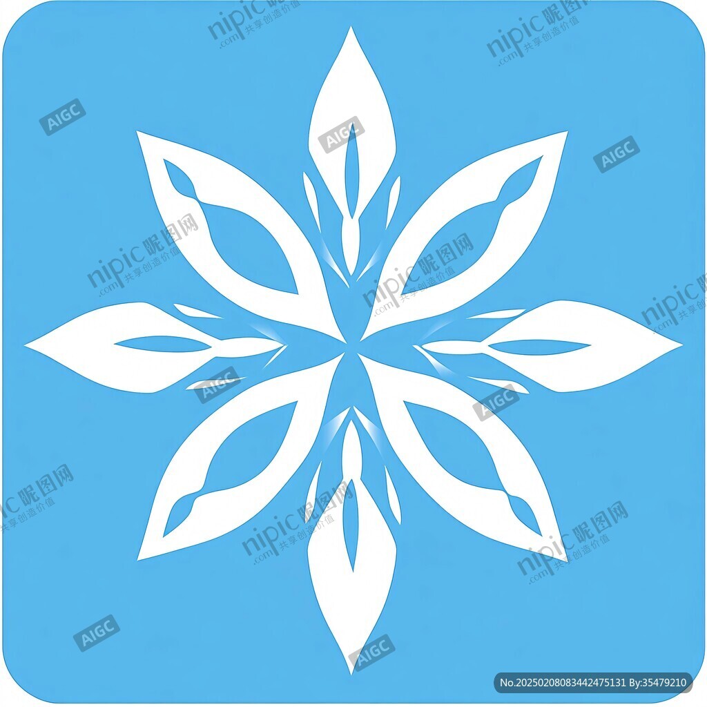 藍(lán)色冰花logo