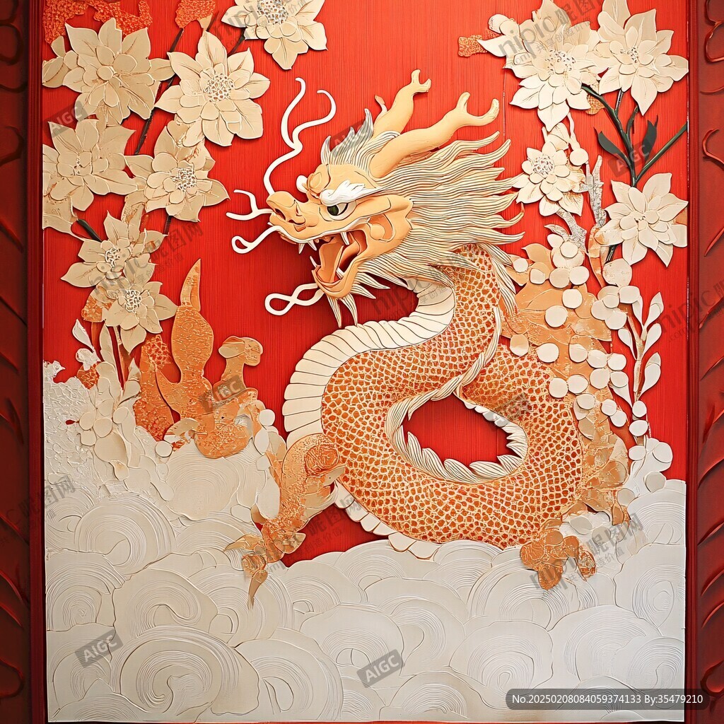 龍年壁畫