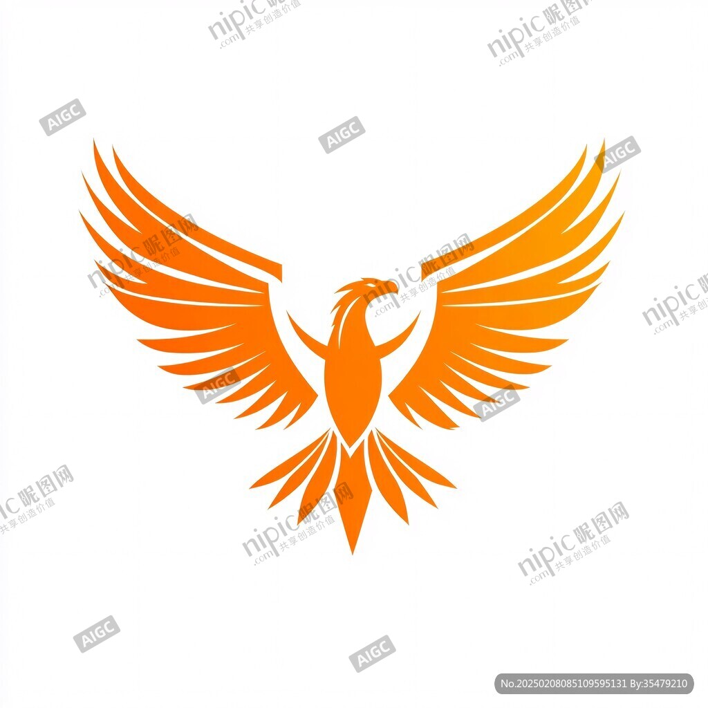 沖天神鳥logo標(biāo)志