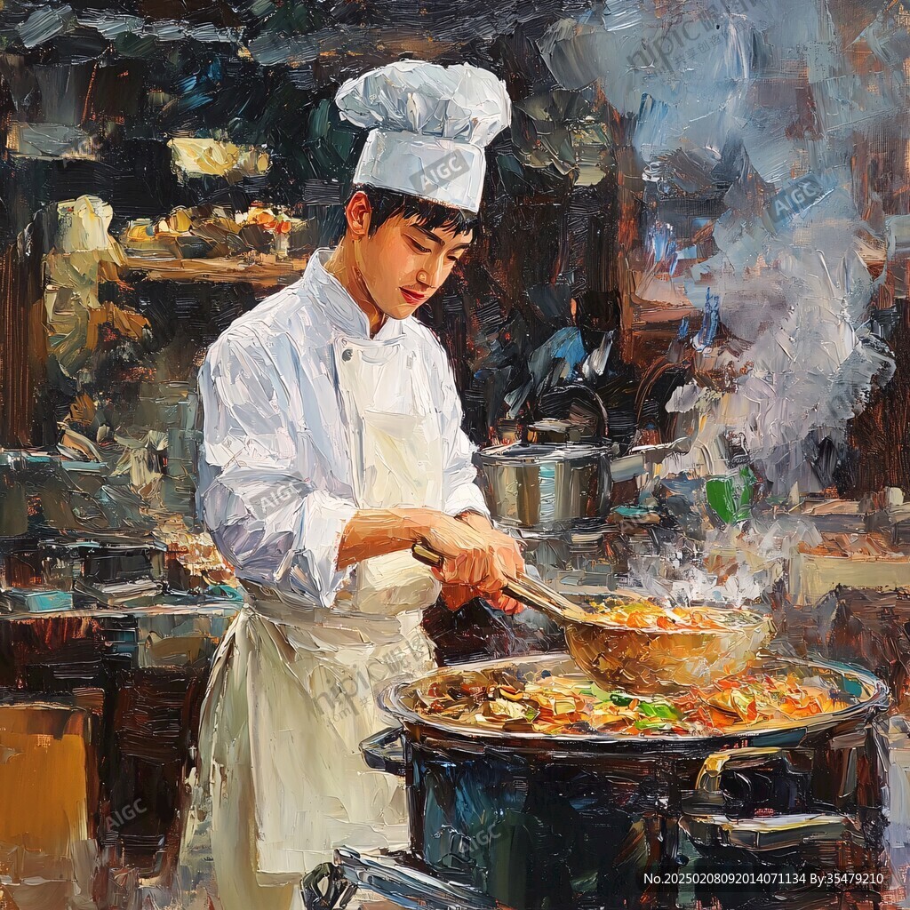 齋菜館意境畫