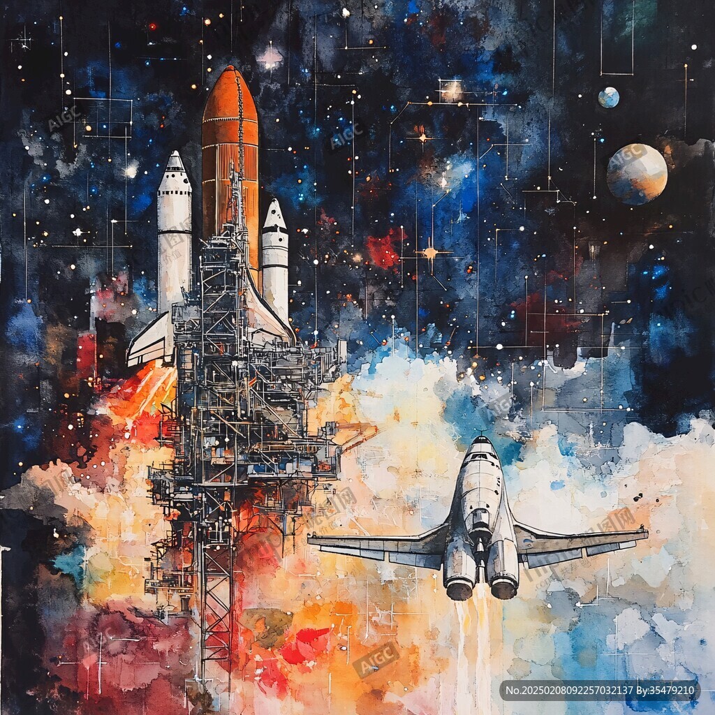 宇宙裝飾畫
