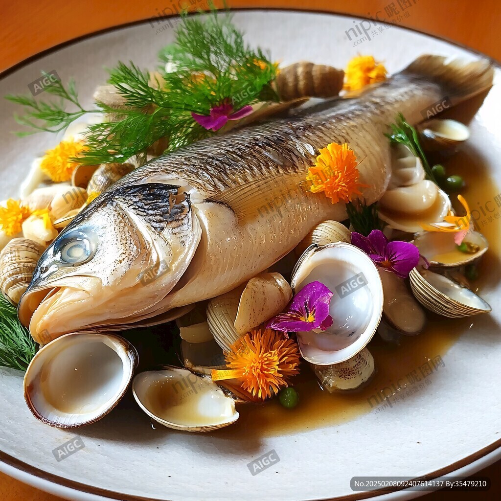山茶油蒸水魚
