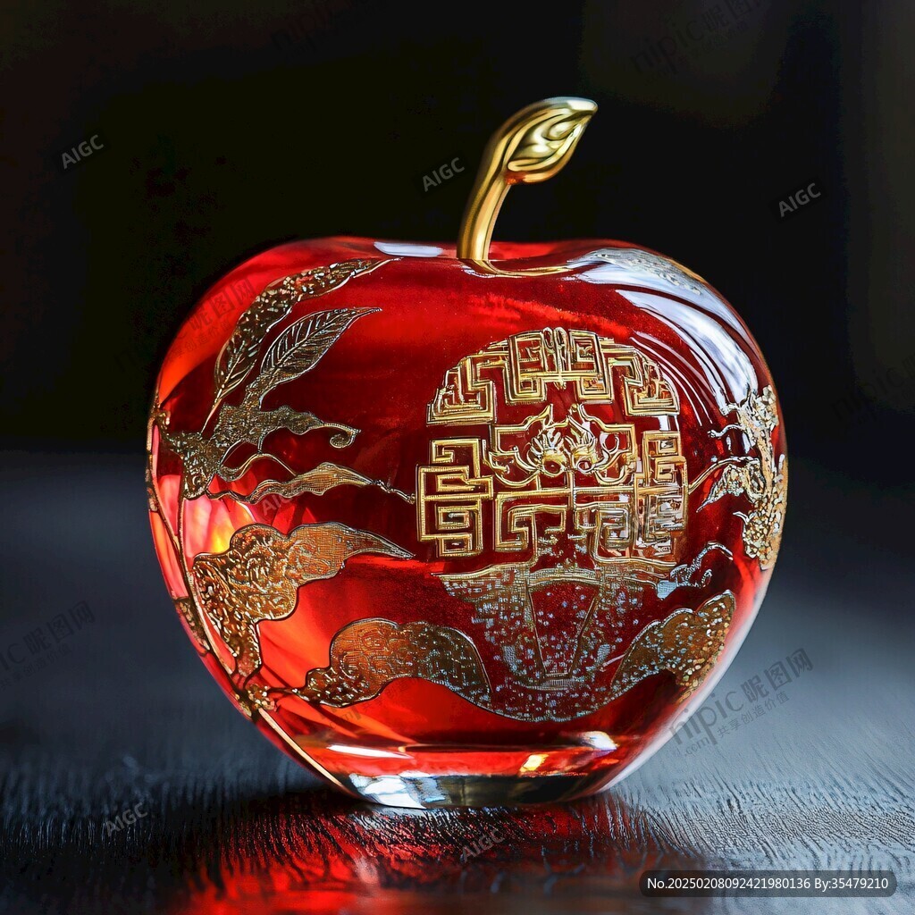 琉璃蘋果工藝品