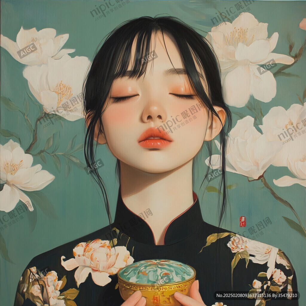 工筆少女