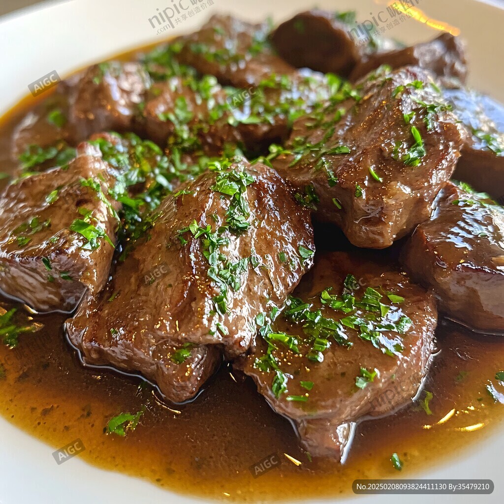 香檳酒浸牛肉