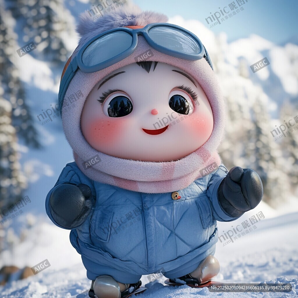 雪娃吉祥物